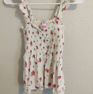 Floral Babydoll Tank top/Blouse